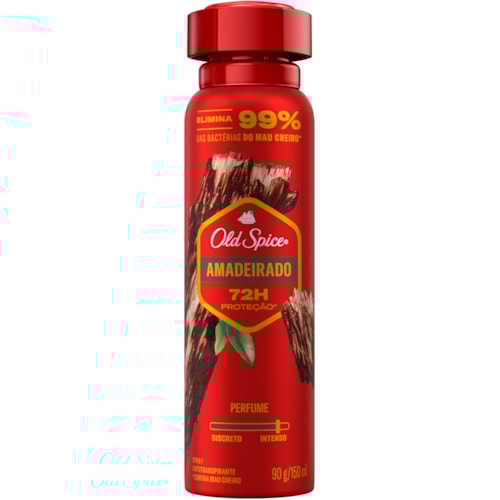 Desodorante Old Spice Amadeirado Aerossol 150ml