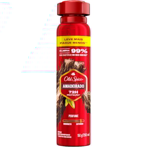 Desodorante Old Spice Amadeirado Aerossol 250ml