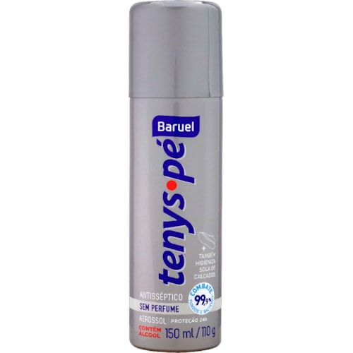 Desodorante para Pés Tenys Pé Aerossol Sem Perfume 110g