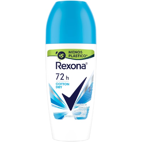 Desodorante Rexona Cotton Dry Feminino Roll On 50ml