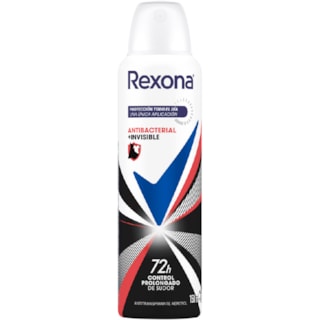 Desodorante Rexona Feminino Antibacteriano Invisible Aerossol 150ml