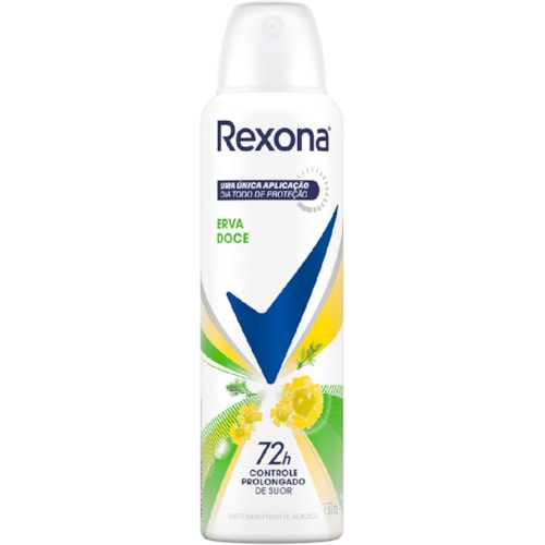 Desodorante Rexona Feminino Erva Doce Aerossol 90g