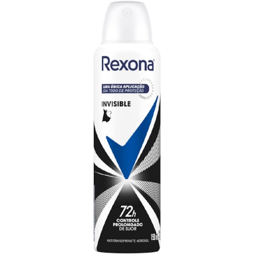 Desodorante Rexona Feminino Invisible Aerossol 150ml