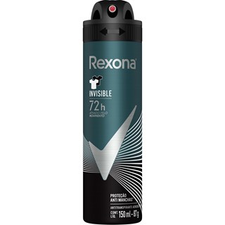 Desodorante Rexona Masculino Invisible Aerossol 90g
