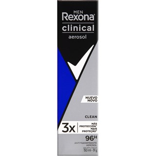 Desodorante Rexona Men Clinical Clean Aerossol 150ml