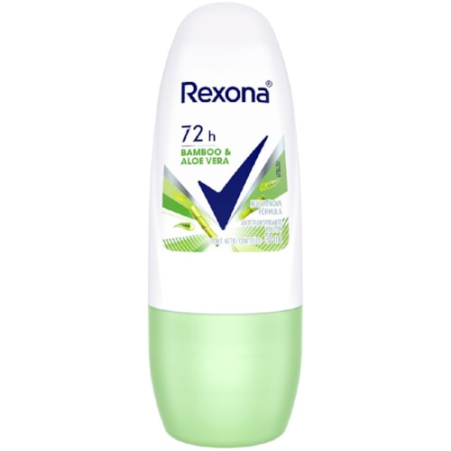 Desodorante Rexona Roll-On Feminino Bamboo e Aloe Vera 30ml