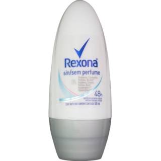 Desodorante Rexona Roll On Feminino Sem Perfume 50ml