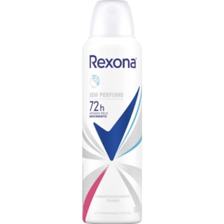 Desodorante Rexona Sem Perfume Feminino Aerossol 150ml