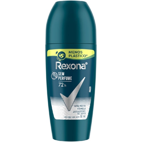 Desodorante Rexona Sem Perfume Masculino Roll On 50ml