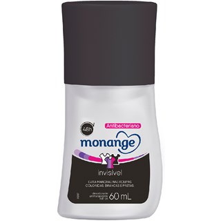 Desodorante Roll-On Antitranspirante Monange Feminino Invisível 60ml