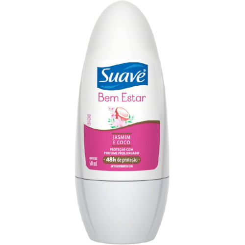Desodorante Roll On Feminino Suave Jasmim e Coco 50ml - Destro