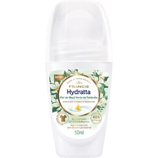 Desodorante Roll On Francis Hydratta Flor de Maçã Verde da Tailândia 5