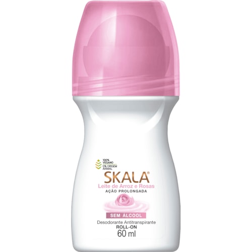 Desodorante Roll On Skala Arroz Rosa 60ml