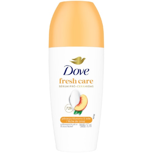 Desodorante Rollon Dove Fresh Care Pêssego e Leite Feminino 50ml