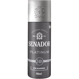 Desodorante Spray Senador Platinum Masculino 90ml
