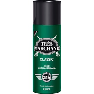 Desodorante Spray Très Marchand Masculino Classic 100ml