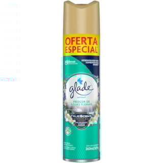 Desodorizador Glade Aerossol Frescor de Águas Florais 360ml Oferta Esp