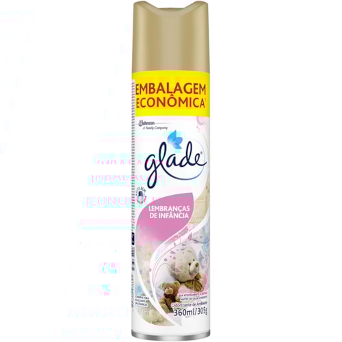Desodorizador Glade Aerossol Lembranças de Infância 360ml Embalagem Ec