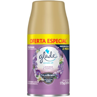 Desodorizador Glade Automatic Spray Refil Lavanda & Baunilha 269ml Ofe