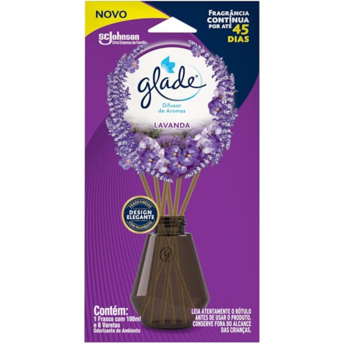 Desodorizador Glade Difusor Lavanda 100ml