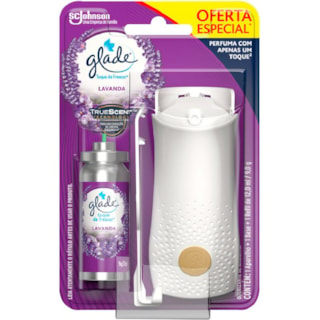 Desodorizador Glade Toque de Frescor Aparelho + Refil Lavanda 12ml Ofe