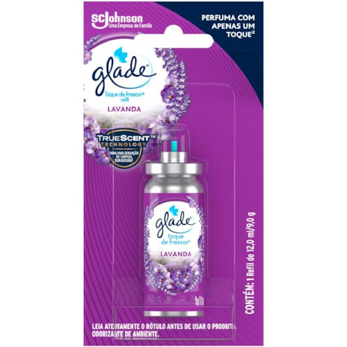 Desodorizador Glade Toque de Frescor Refil Lavanda