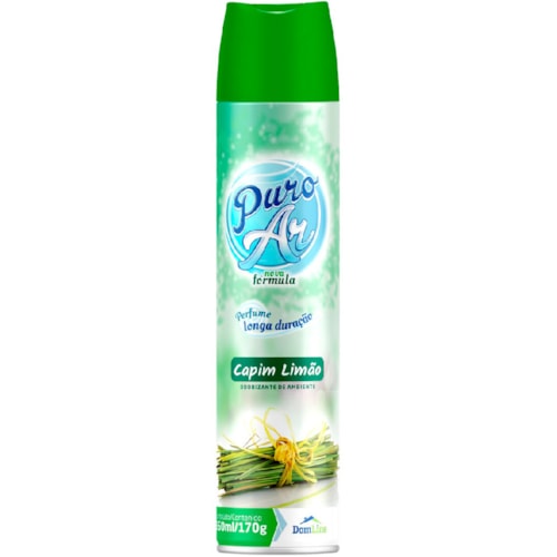 Desodorizador Puro Ar Capim Limão Aerossol 350ml