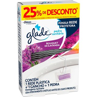 Desodorizador Sanitário Glade Pedra Bouquet de Lavanda 25g 25% Descont