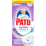 Desodorizador Sanitário Pato Pastilha Adesiva Lavanda 3UN 20% Desconto