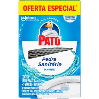 Desodorizador Sanitário Pato Pedra Marine 25g 25% Desconto