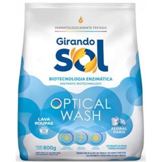 Detergente em Pó Girando Sol Azul Sachê 800g