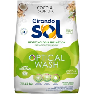Detergente em Pó Girando Sol Coco & Baunilha Sachet 1,6Kg