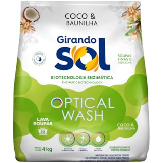 Detergente em Pó Girando Sol Coco & Baunilha Sachet 4Kg