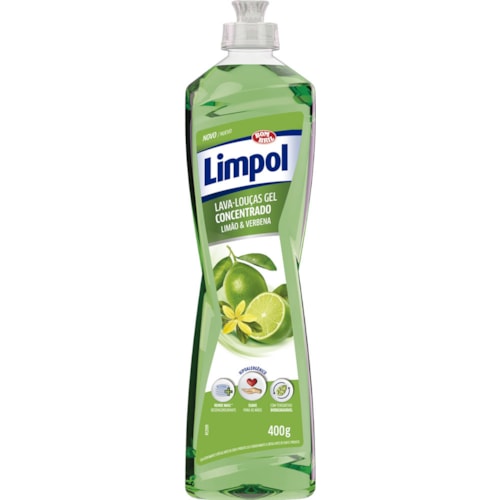 Detergente Limpol Limão e Verbena Gel 400g