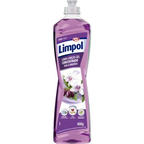 Detergente Limpol Uva & Orquídea Gel 400g