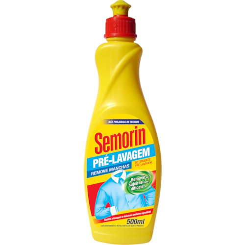 Detergente Semorin Pr? Lavagem de Roupas 500ml