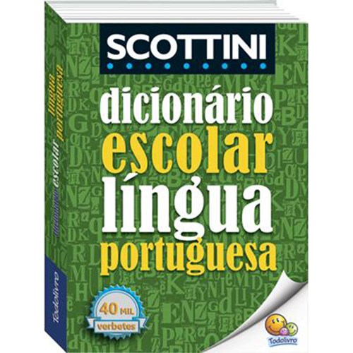 Dicionário Scottini Linguagem Portuguesa 1Un
