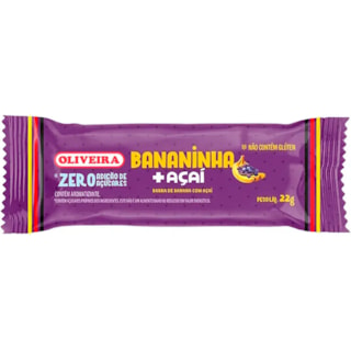 Doce Bananinha Oliveira +Açaí Zero Açúcar 22g