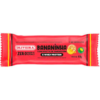 Doce Bananinha Oliveira Whey Protein Zero Açúcar 22g