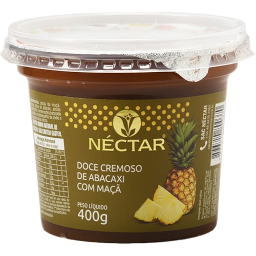 Doce Cremoso Néctar Abacaxi com Maçã 400g