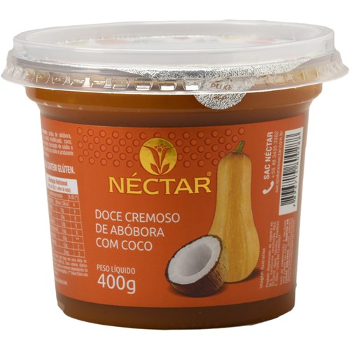 Doce Cremoso de Batata Doce com Coco 400g (Caixa com 6 unidades) - Momentos  Bom Princípio Alimentos
