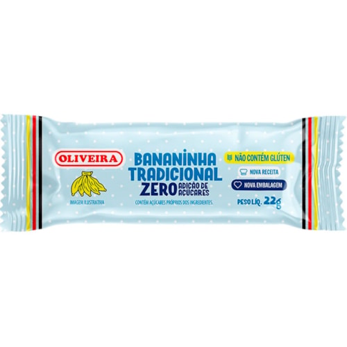 Doce de Banana Bananinha Oliveira Zero Açúcar 22g