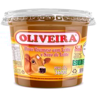 Doce de Leite Oliveira Pote 360g