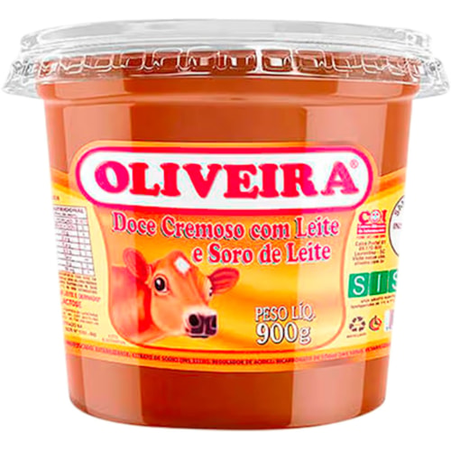 Doce de Leite Oliveira Pote 900g