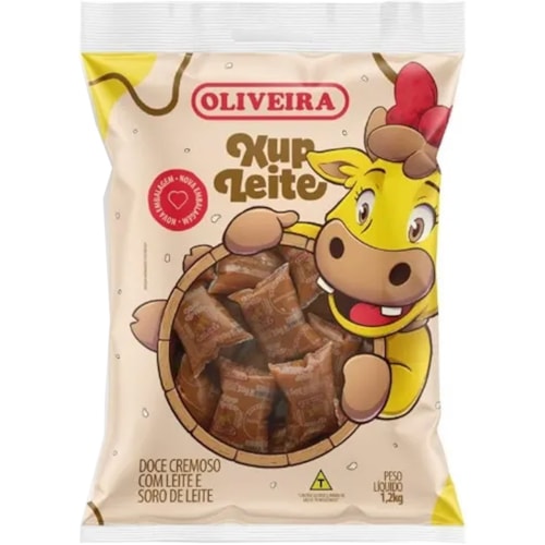 Doce de Leite Oliveira Xup Pacote 1,2Kg