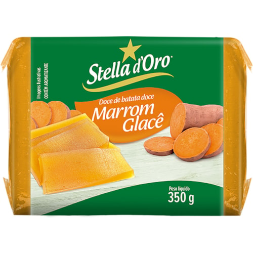 Doce Marrom Glacê Stella D'Oro Barra 350g