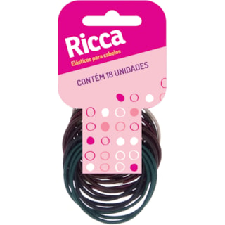 Elástico de Cabelo Ricca 2mm 888