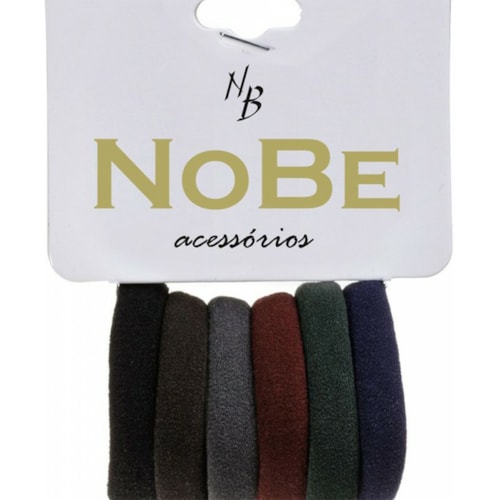 Elástico de Cabelo Nobe Molinha Color 6 Unidades - Destro