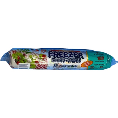 Embalagem Para Freezer Tubespack Rolo 3Kg 100Un