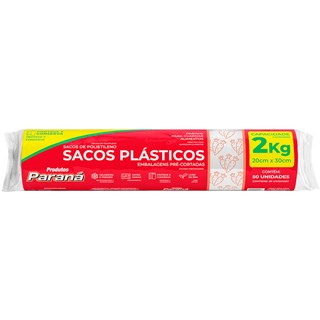 Embalagem Plástica Paraná 2Kg Rolo 50Un